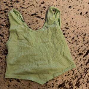 Mint Green Cropped Tank